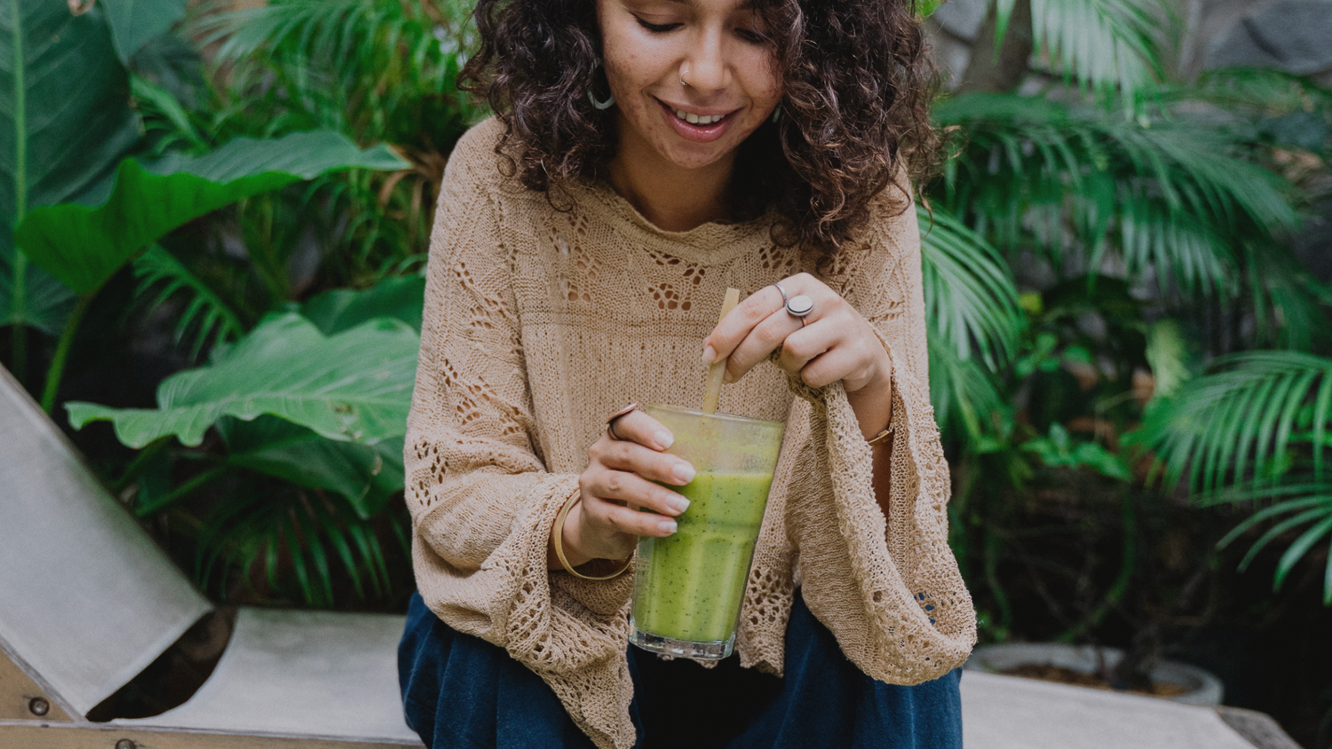 Green Smoothie Recipe made with AWAKEN 3 Mushroom Blend