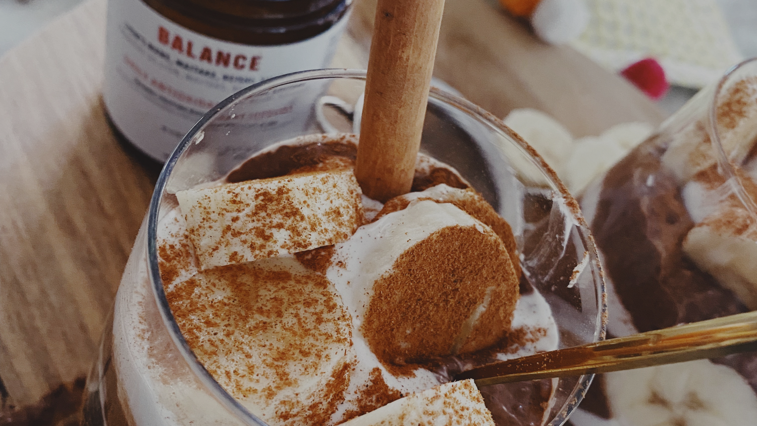 Chia Pudding Parfait Recipe made with BALANCE 4 Mushroom Blend