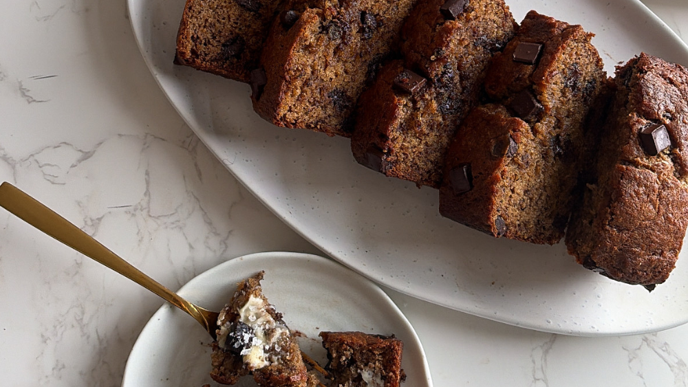 Chocolate Chip Brown Butter Banana Bread ft. 3MB