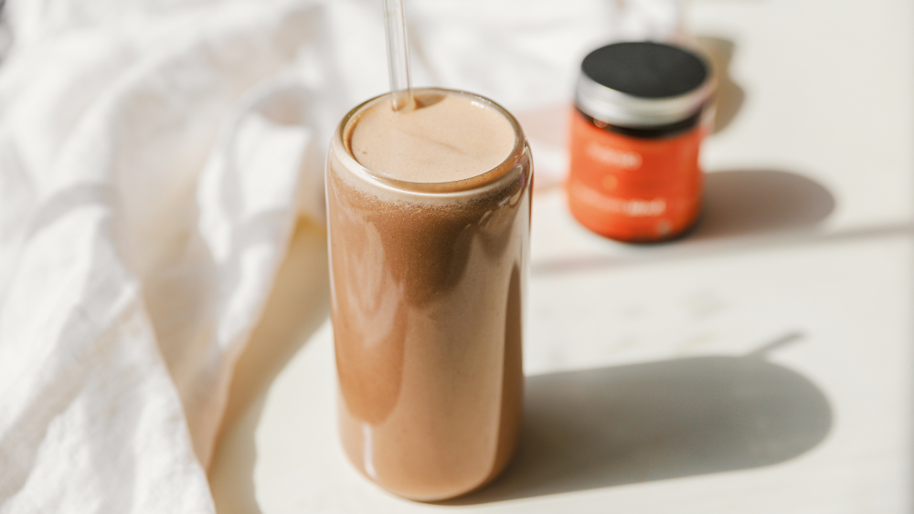 Creamy PB Choco Bliss in a Glass