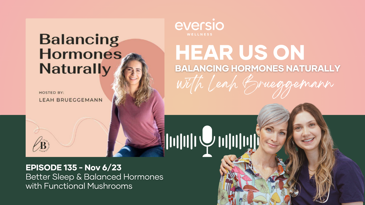 Balancing Hormones Naturally Podcast: Better Sleep & Balanced Hormones with Functional Mushrooms