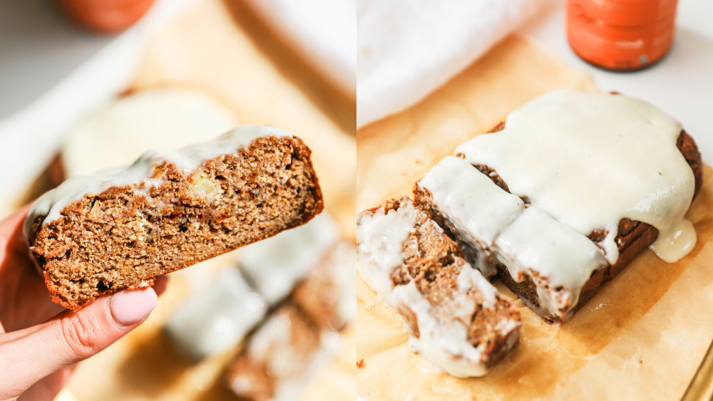 Healthy Carrot Cake Banana Bread ft. 4MB