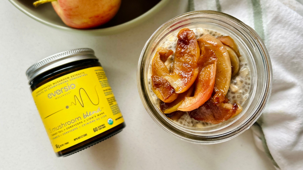 Overnight Oats with Caramelized Cardamom Apples ft. 3MB