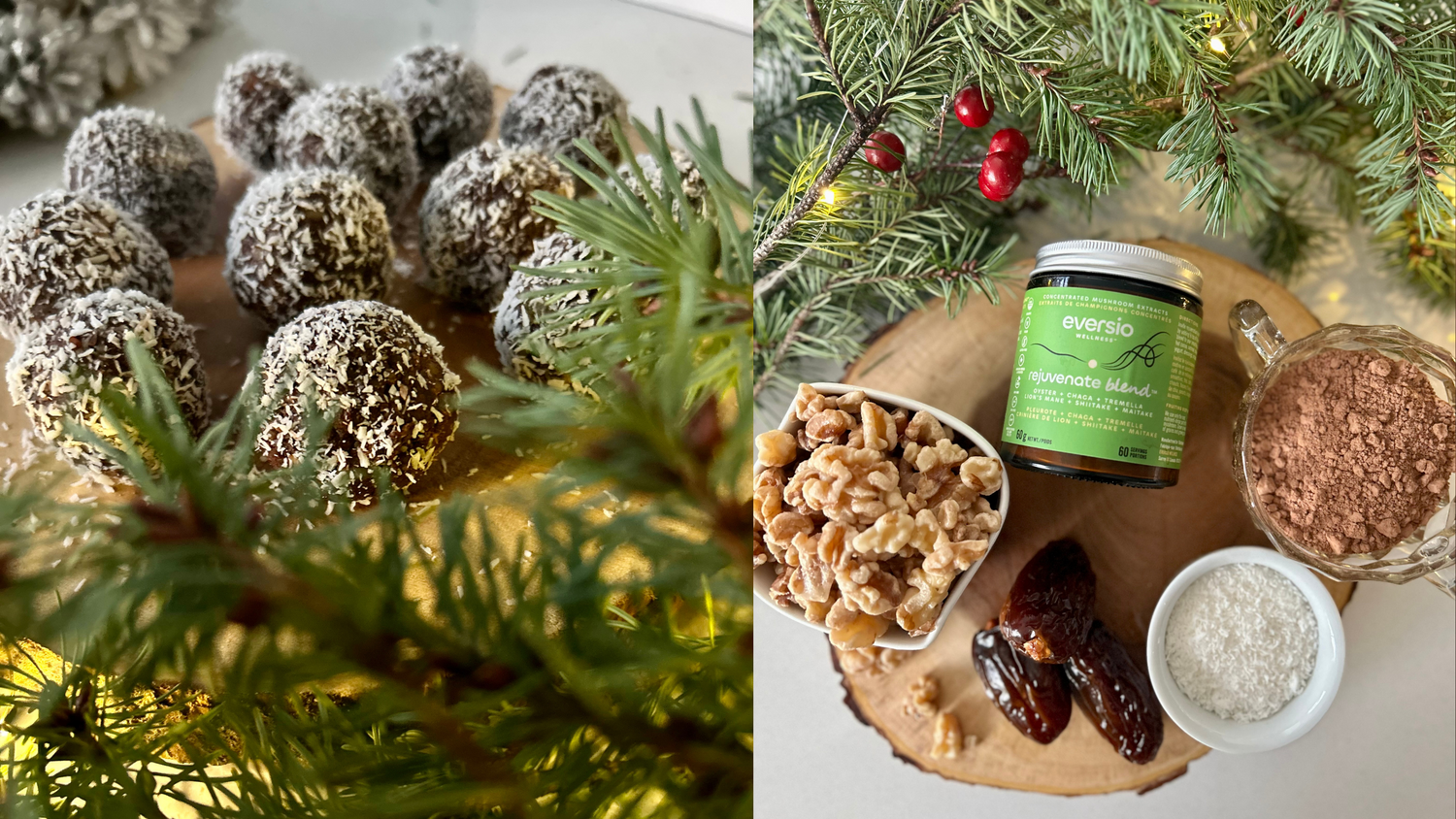 Longevity Brownie Bites featuring Rejuvenate Blend