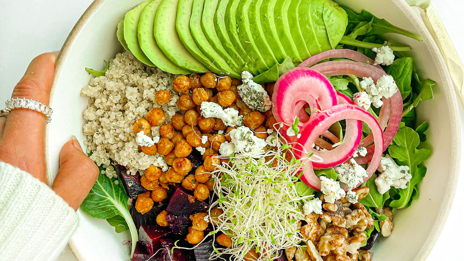 Roasted Beet & Chickpea Buddha Bowl recipe: