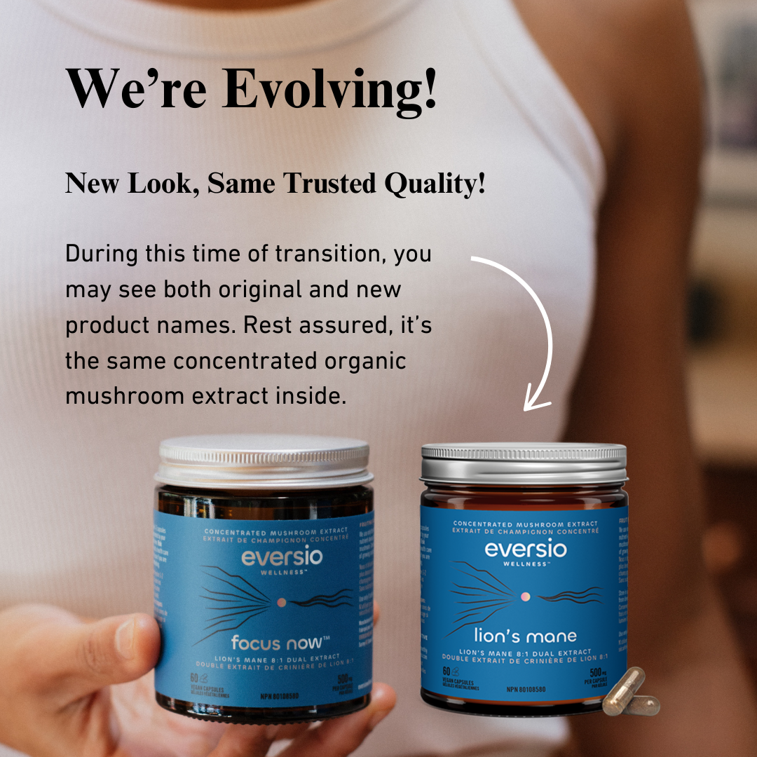 Focus Now - Organic Lion's Mane 8:1 Dual Extract Capsules