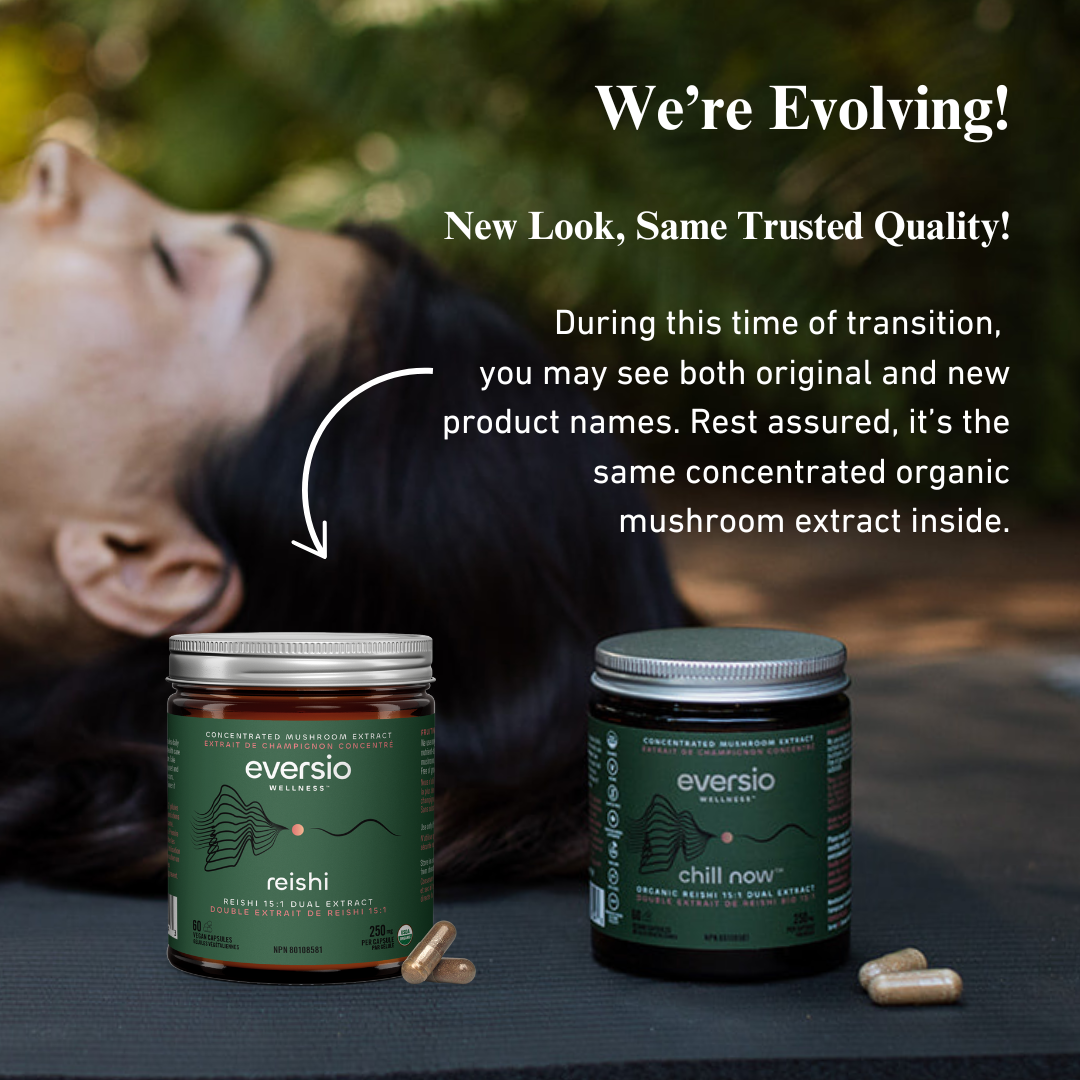 Reishi (Chill Now) - Organic Reishi Mushroom 15:1 Dual Extract Capsules