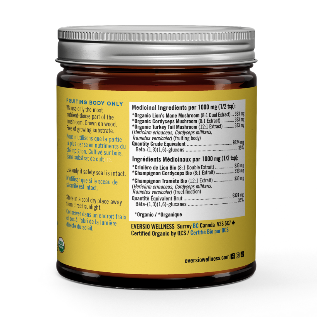 3 Mushroom Blend - (The Awaken Blend) - Organic Extracts