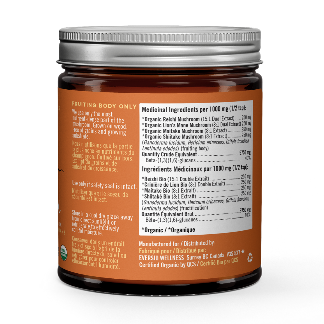 4 Mushroom Blend - (The Balance Blend) - Organic Extracts