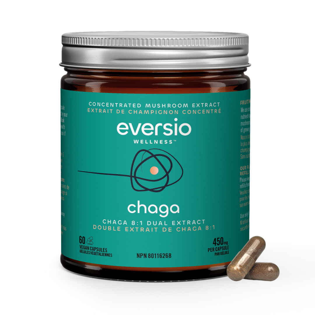 Chaga (Protect Now) - Organic Chaga 8:1 Dual Extract Capsules