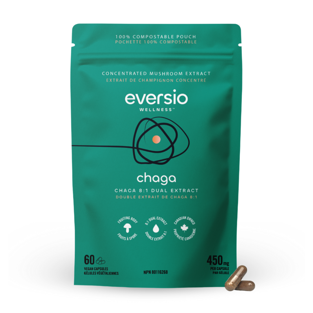 Chaga (Protect Now) - Organic Chaga 8:1 Dual Extract Capsules