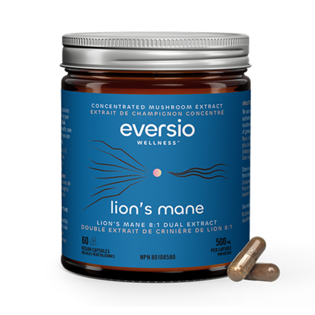 Lion's Mane (Focus Now) - Organic Lion's Mane 8:1 Dual Extract Capsules
