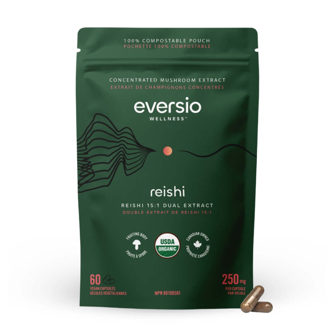 Reishi (Chill Now) - Organic Reishi Mushroom 15:1 Dual Extract Capsules
