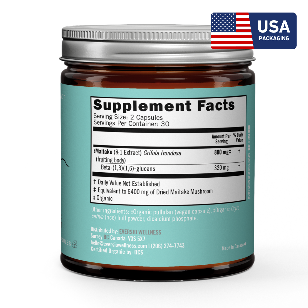 Maitake - Organic Maitake 8:1 Extract Capsules
