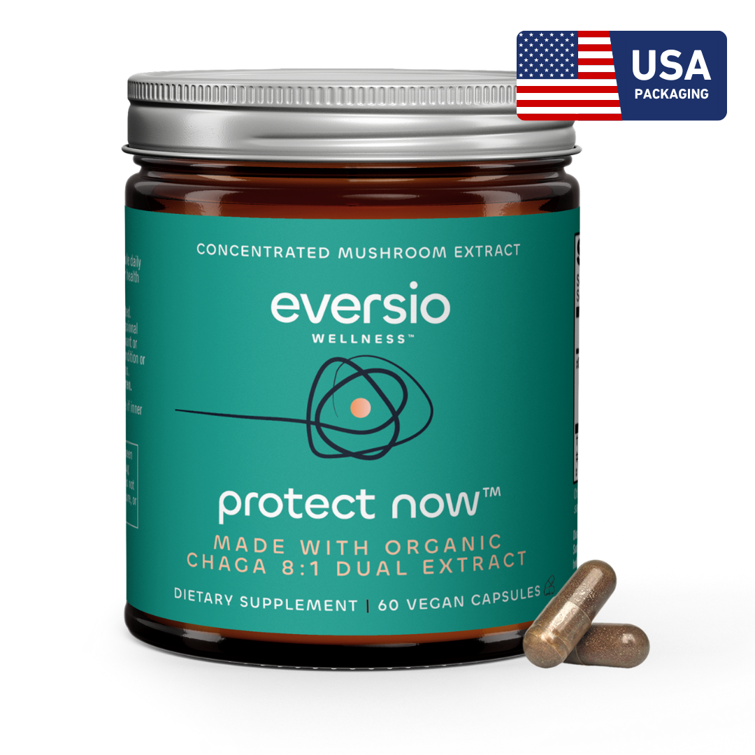 Chaga (Protect Now) - Organic Chaga 8:1 Dual Extract Capsules