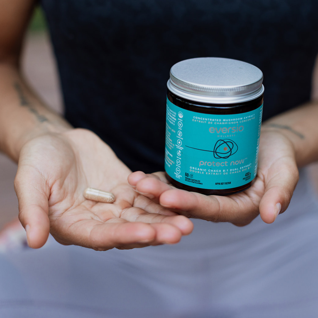 Chaga (Protect Now) - Organic Chaga 8:1 Dual Extract Capsules