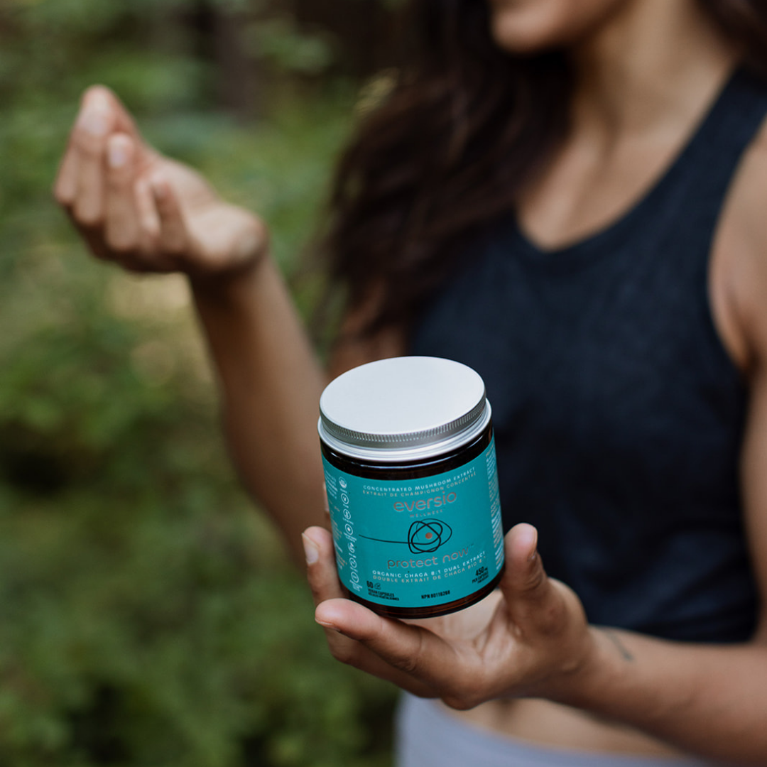 Chaga (Protect Now) - Organic Chaga 8:1 Dual Extract Capsules