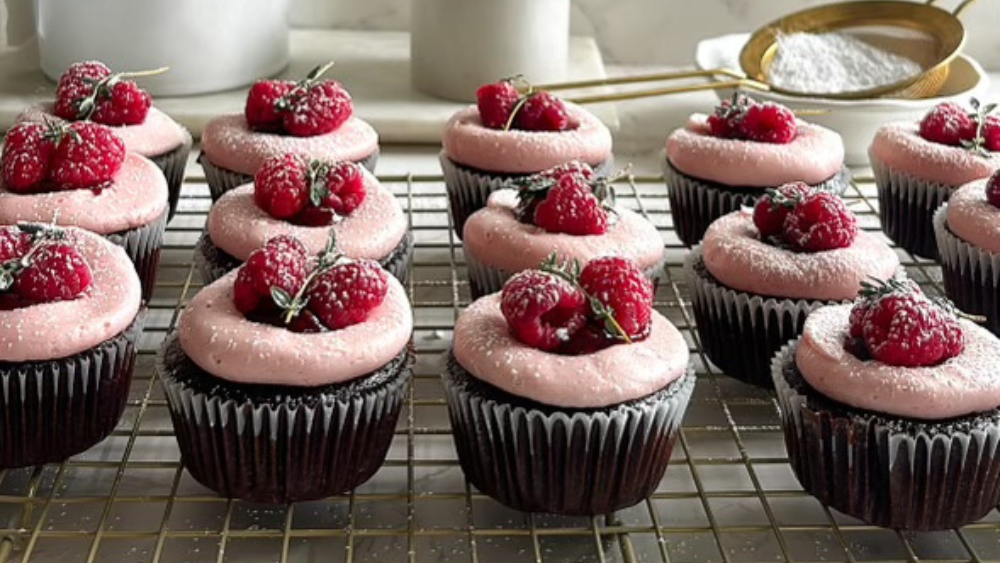 Chocolate Raspberry Cupcakes