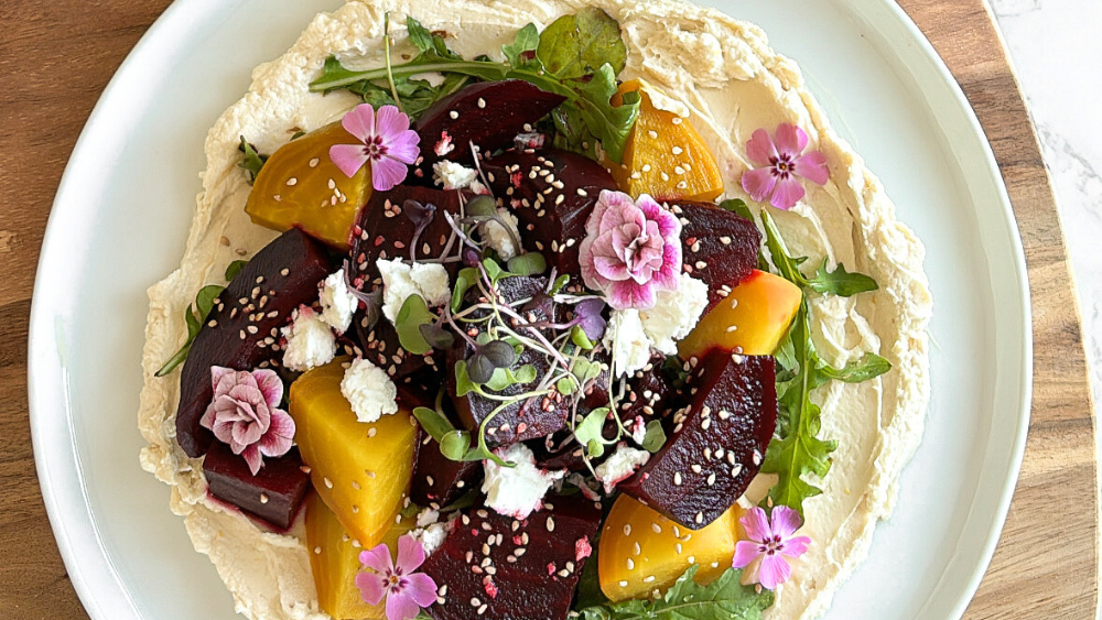 Whipped Goat Cheese and Beetroot Salad