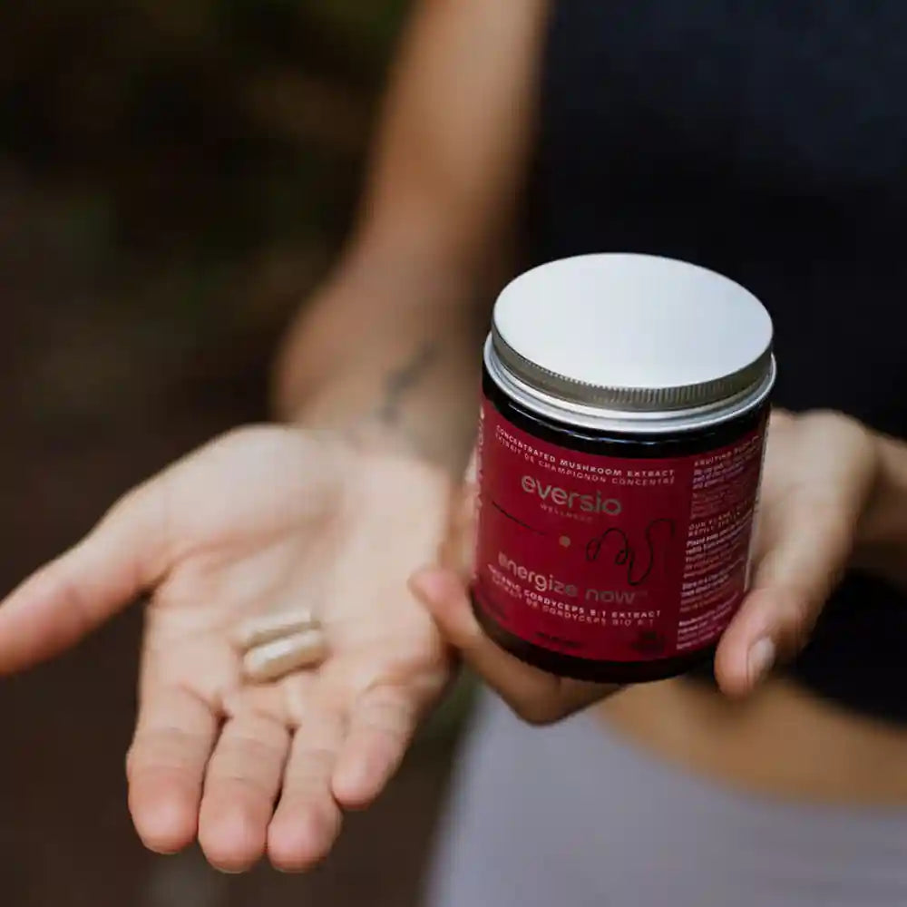 Eversio Wellness Organic Cordyceps Capsules – Natural Support for Energy, Focus & Endurance