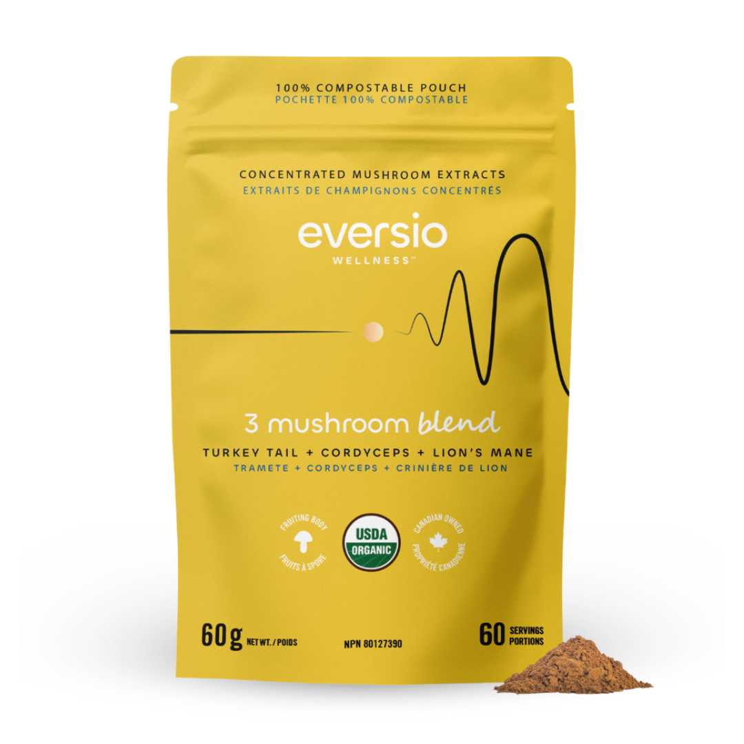 🎁 3 Mushroom Blend - (The Awaken Blend) - Organic Extracts - Refill Pouch (100% off)