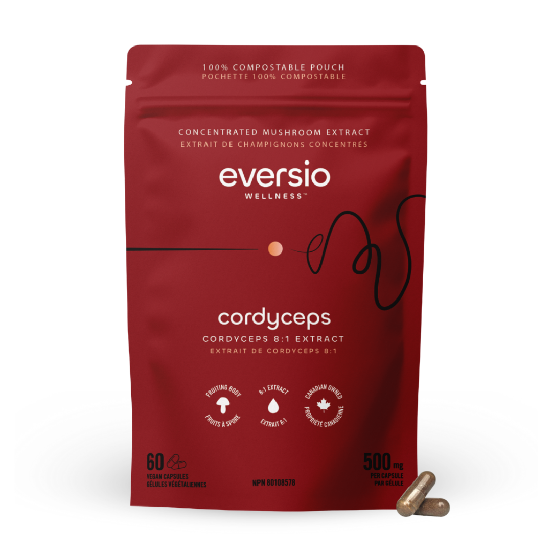 🎁 Cordyceps - Organic Cordyceps 8:1 Extract Capsules - Refill Pouch (100% off)