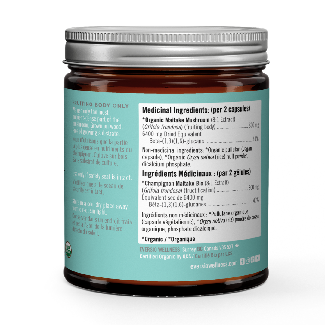 Maitake - Organic Maitake 8:1 Extract Capsules