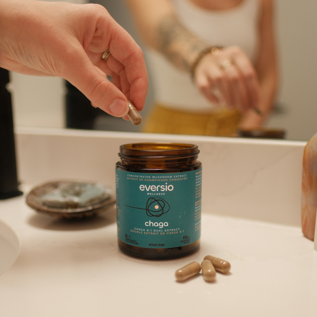 Chaga (Protect Now) - Organic Chaga 8:1 Dual Extract Capsules