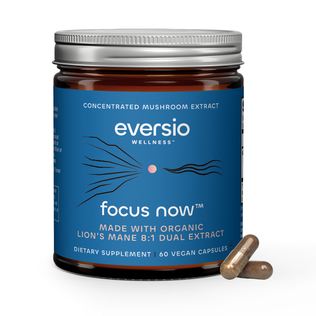 Focus Now - Organic Lion's Mane 8:1 Dual Extract Capsules