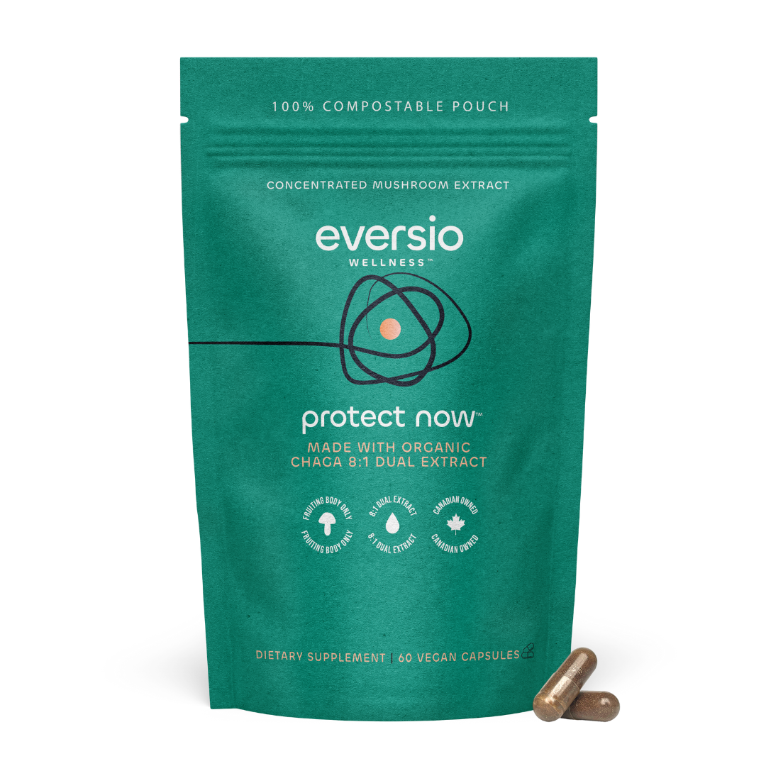 Protect Now - Organic Chaga 8:1 Dual Extract Capsules